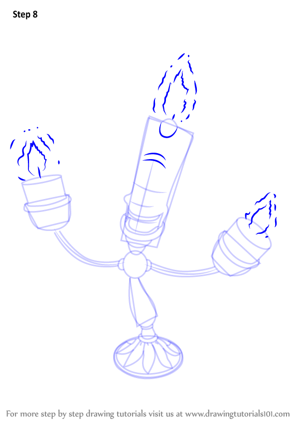 Learn How to Draw Lumière from Beauty and the Beast (Beauty and the
