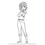 How to Draw Aunt Cass from Big Hero 6
