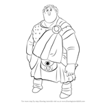 How to Draw Young MacGuffin from Brave