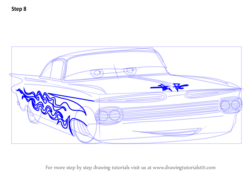 How to Draw Ramone from Cars 3 (Cars 3) Step by Step