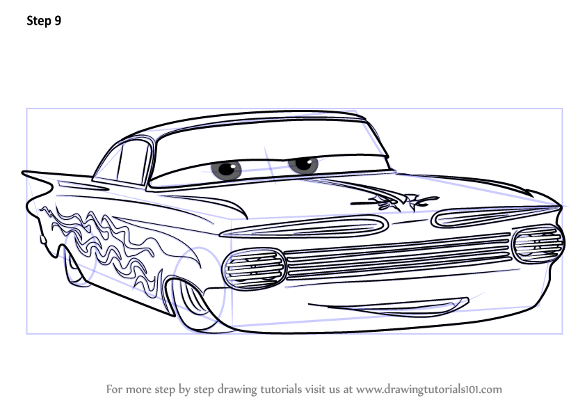 How to Draw Ramone from Cars 3 (Cars 3) Step by Step