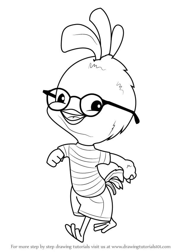 tumblr easy girl drawings by Little Chicken to Learn Step How (Chicken Little) Draw