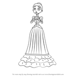 How to Draw Victoria Everglot from Corpse Bride