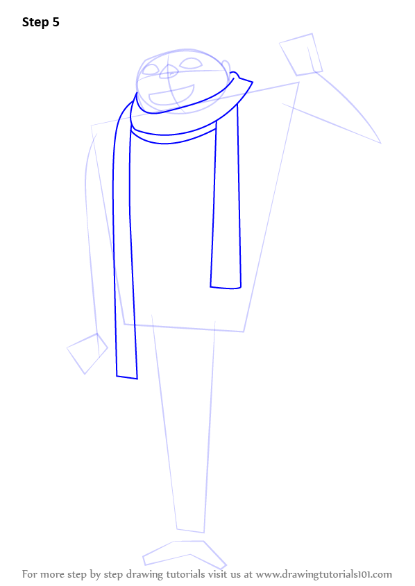 Learn How to Draw Gru from Despicable Me (Despicable Me) Step by Step