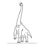 How to Draw Baylene from Disney Dinosaur