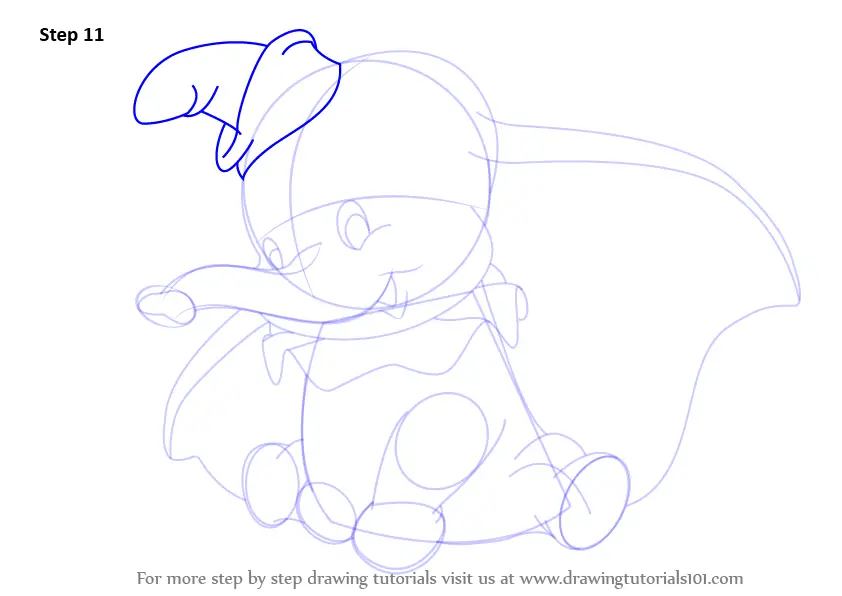 Dumbo elephant drawing