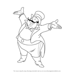 How to Draw The Ringmaster from Dumbo