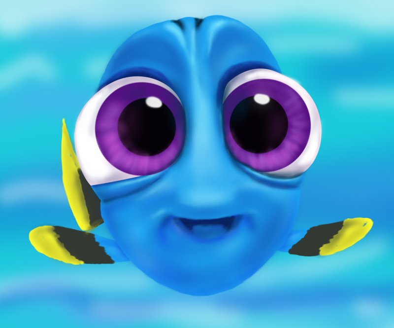 baby dory drawing.
