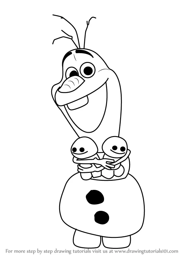 Learn How to Draw Olaf from Frozen Fever (Frozen Fever) Step by Step ...