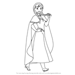 How to Draw Anna from Frozen