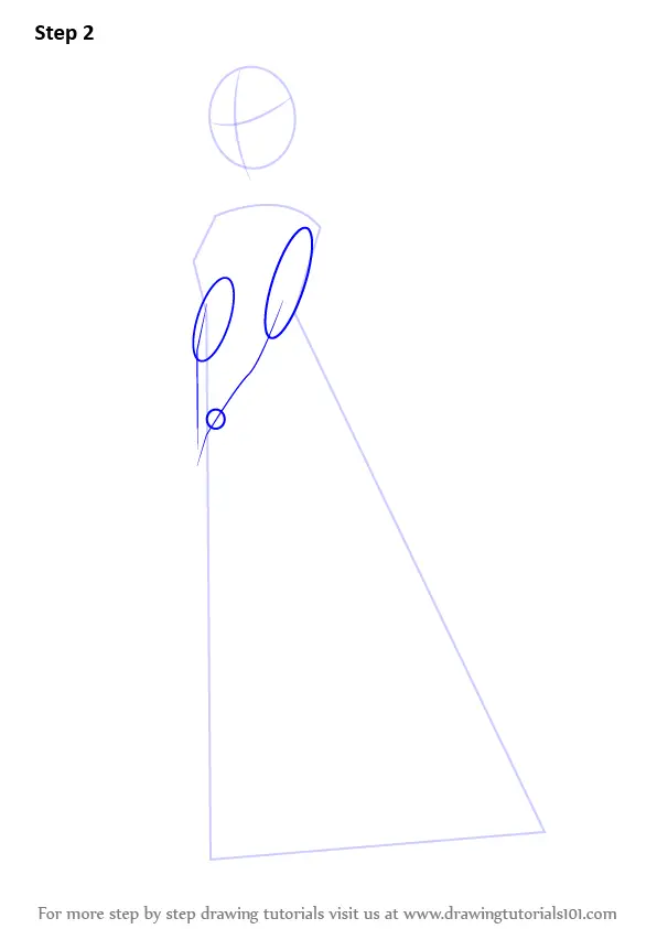 How to Draw Elsa from Frozen (Frozen) Step by Step ...