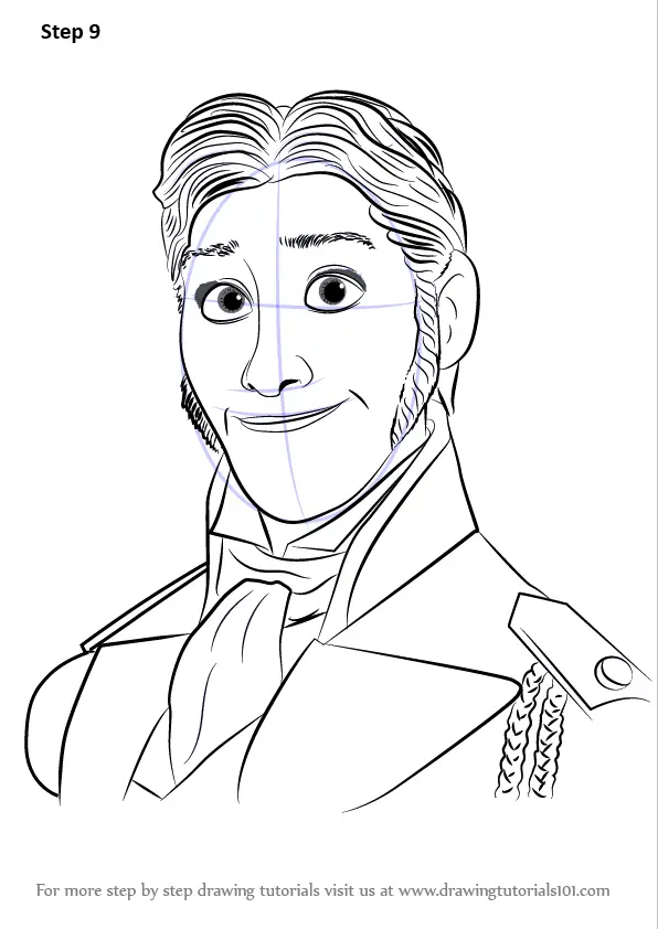  Learn How to Draw Prince Hans from Frozen Frozen Step by 