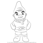 How to Draw Gnomeo from Gnomeo & Juliet