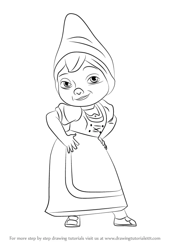 How to Draw Juliet from Gnomeo & Juliet (Gnomeo & Juliet) Step by Step ...