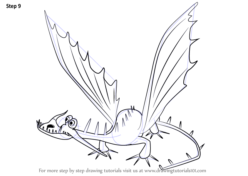 Learn How to Draw Changewing from How to Train Your Dragon (How to