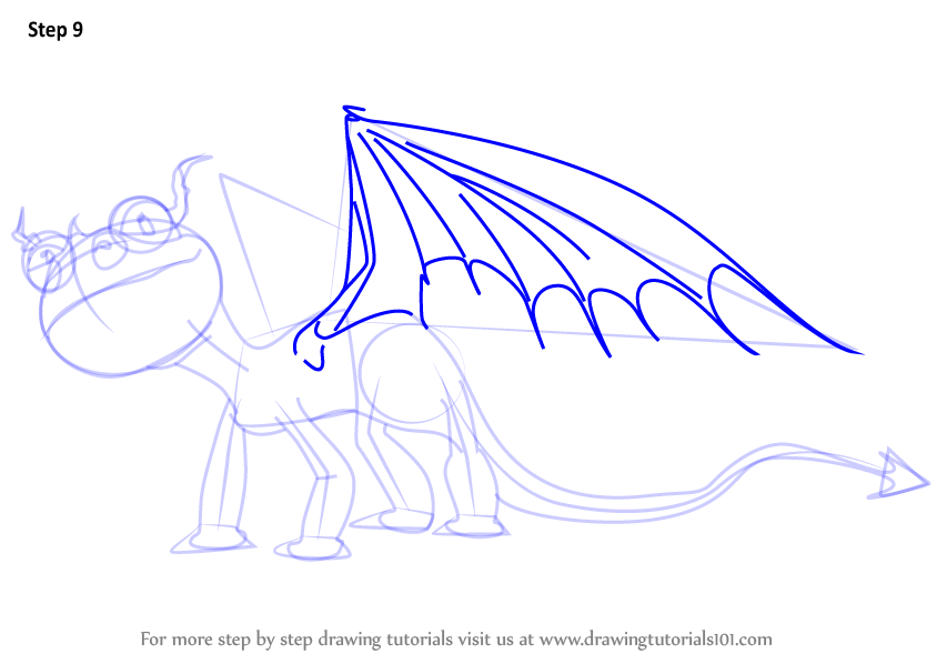 How to Draw Terrible Terror from How to Train Your Dragon (How to Train