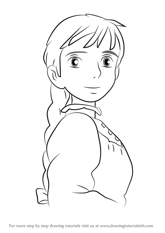 Learn How to Draw Sophie from Howl's Moving Castle (Howl's Moving