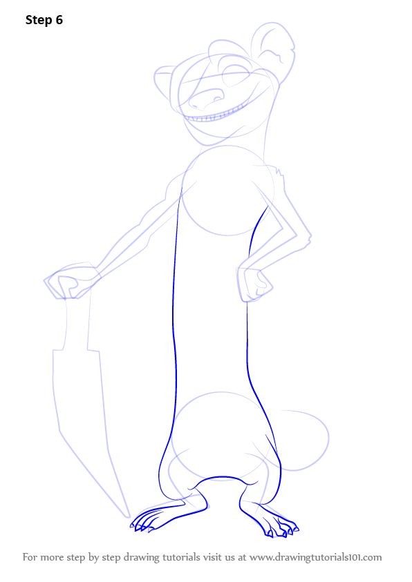 How To Draw Buck From Ice Age Ice Age Step By Step How to draw buck from ice age ice age step by step