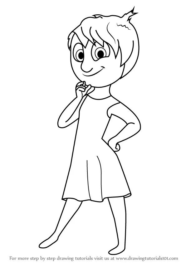 Learn How to Draw Joy from Inside Out (Inside Out) Step by Step