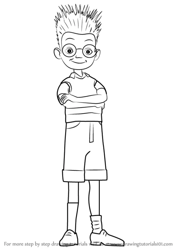 Learn How to Draw Lewis from Meet the Robinsons (Meet the Robinsons