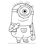 How to Draw Stuart from Minions