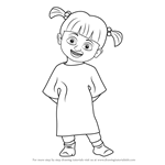 How to Draw Boo from Monsters, Inc.
