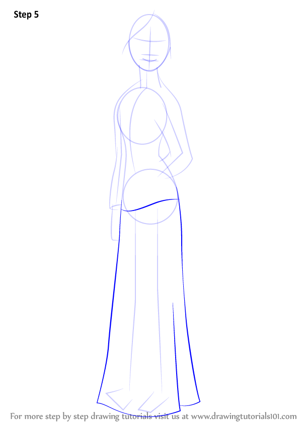 How to Draw Fa Mulan from Mulan (Mulan) Step by Step