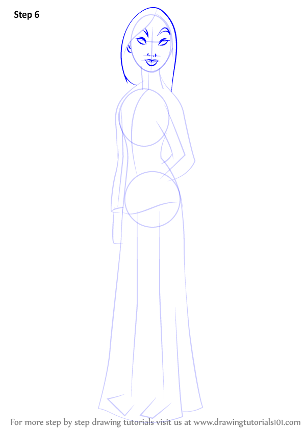 How to Draw Fa Mulan from Mulan (Mulan) Step by Step