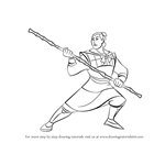 How to Draw Li Shang from Mulan