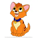 How to Draw Oliver from Oliver & Company