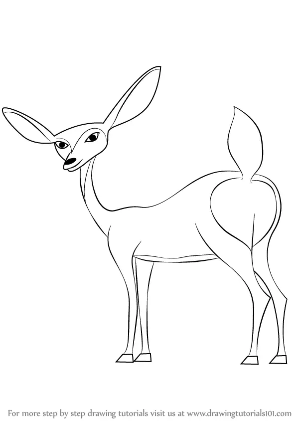 Download Learn How to Draw Giselle from Open Season (Open Season) Step by Step : Drawing Tutorials