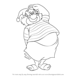 How to Draw Mr. Smee from Peter Pan
