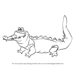 How to Draw The Crocodile from Peter Pan