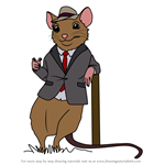 How to Draw Johnny Town-Mouse from Peter Rabbit