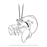 How to Draw Crazy Joe from Shark Tale