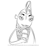 How to Draw Katie Current from Shark Tale