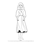 How to Draw Briar Rose from Sleeping Beauty