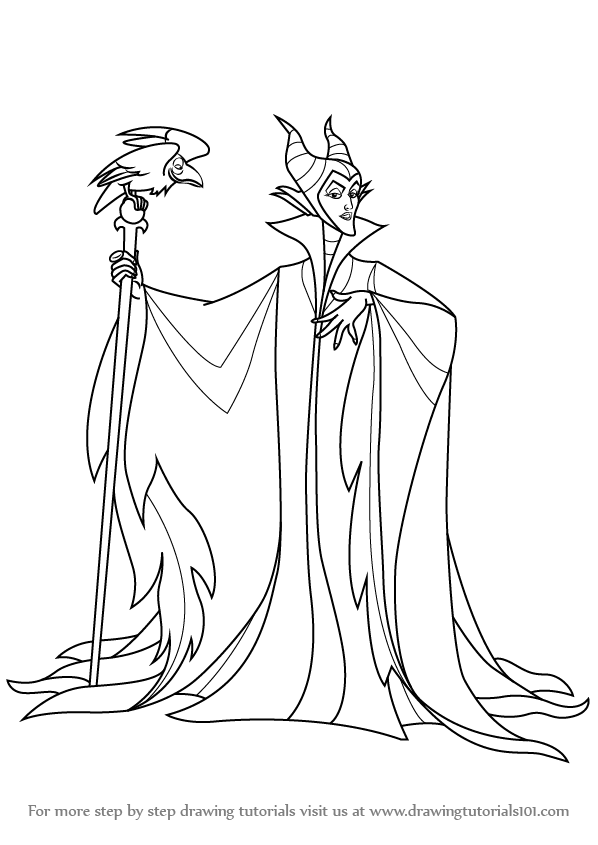 35+ Trends For Maleficent Drawing Full Body