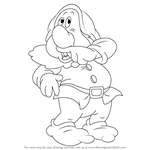 How to Draw Sneezy Dwarf from Snow White and the Seven Dwarfs