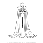 How to Draw The Evil Queen from Snow White and the Seven Dwarfs