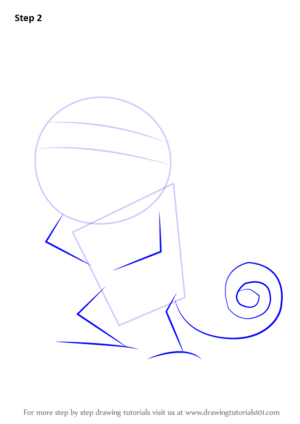 How to Draw Pascal from Tangled (Tangled) Step by Step