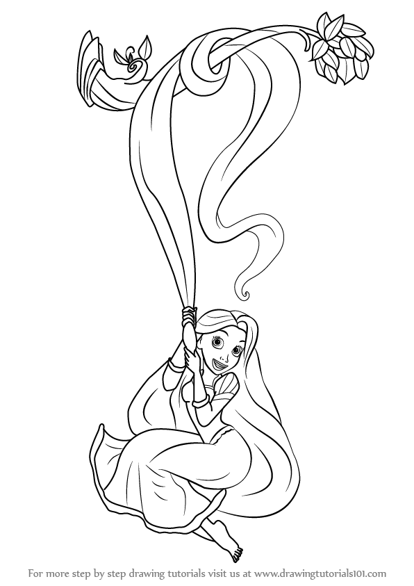 Swing Into a New Hobby by Learning to Draw Rapunzel From Tangled! | Disney  News