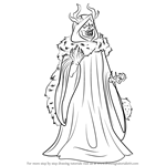 How to Draw Horned King from The Black Cauldron