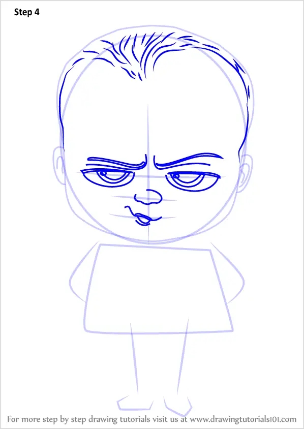 The Boss Baby  Baby and Tim colouring image
