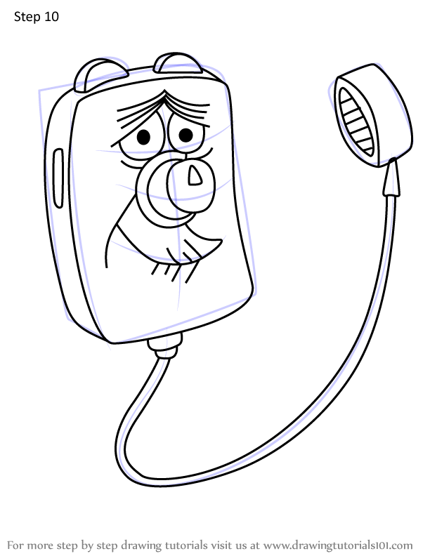 How to Draw Hearing Aid from The Brave Little Toaster (The Brave Little