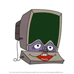 How to Draw Lab Computer from The Brave Little Toaster