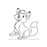 How to Draw Tod from The Fox and the Hound