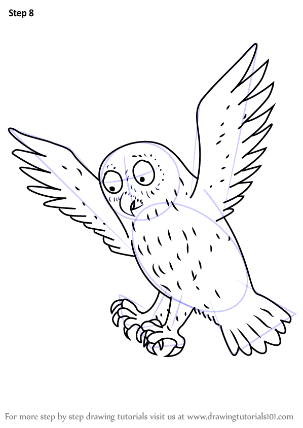 Learn How to Draw Owl from The Gruffalo (The Gruffalo) Step by Step