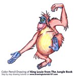 How to Draw King Louie from The Jungle Book