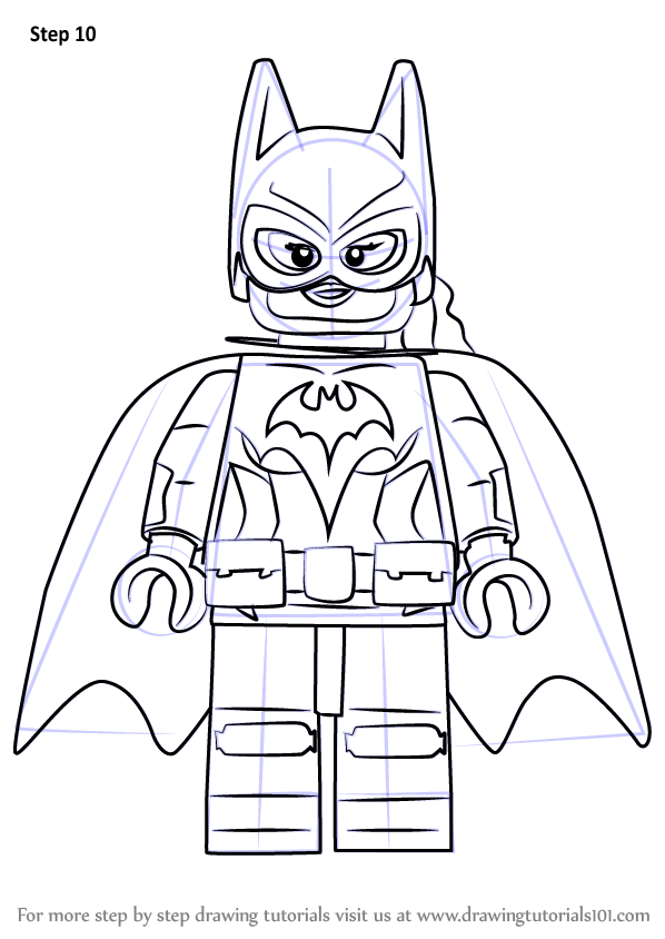 draw how outline to anime The Learn (The How Draw Movie Batman from to Batgirl Lego